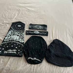 Bundle of 5 Harley Davidson Hair accessories